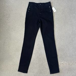 J Brand Natasha Sky High Skinny Jeans in Bluebird